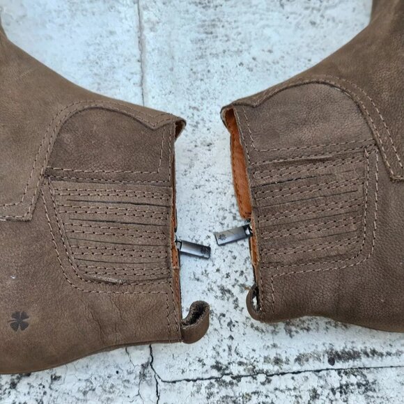 Lucky Brand Women Boat Shoes Brown Leather High Top Shoes Size 8.5M 39EU - Picture 6 of 9